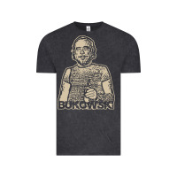 Vintage Black vintage charles bukowski Vintage Tee - linhVisuals