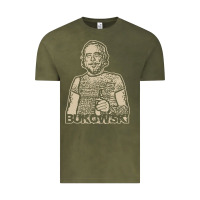 Vintage Olive vintage charles bukowski Vintage Tee - linhVisuals
