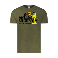 Vintage Olive mellow mushroom Vintage Tee - linhVisuals