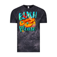 Cloud Black Beach please Vintage Tee - NancyCooperArtShop