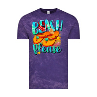 Cloud Purple Beach please Vintage Tee - NancyCooperArtShop