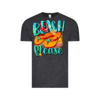 Vintage Black Beach please Vintage Tee - NancyCooperArtShop