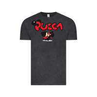 Vintage Black pucca and garu Vintage Tee - linhVisuals