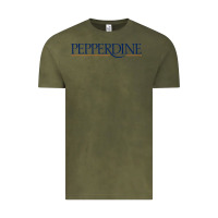 Vintage Olive Pepperdine University Vintage Tee - linhVisuals