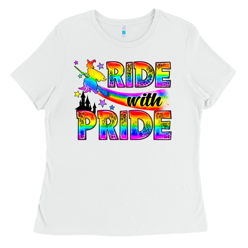 Western Lgbtq+ Ride With Pride Ladies Tee by BundleAndBundleShop | Teevron