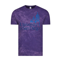 Cloud Purple University of San Diego Vintage Tee - linhVisuals