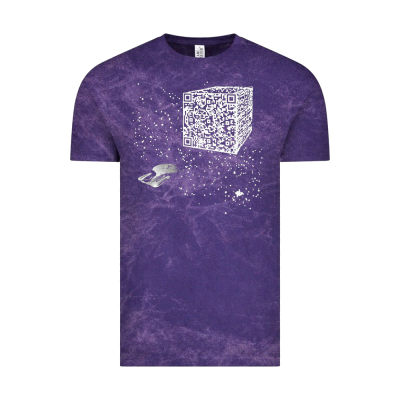 Qr Code Cube We Are The Borg Vintage Tee by linhVisuals | Teevron