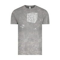 Cloud Rock qr code cube we are the borg Vintage Tee - linhVisuals