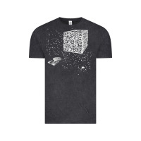 Vintage Black qr code cube we are the borg Vintage Tee - linhVisuals