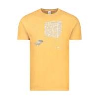 Vintage Mustard qr code cube we are the borg Vintage Tee - linhVisuals