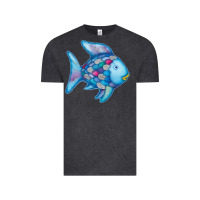 Vintage Black rainbow fish Vintage Tee - linhVisuals
