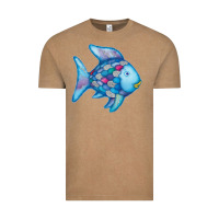 Vintage Coffee rainbow fish Vintage Tee - linhVisuals