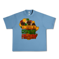 Pebble Blue juneteenth celebrate freedom Urban Heavy Tee - NancyCooperArtShop