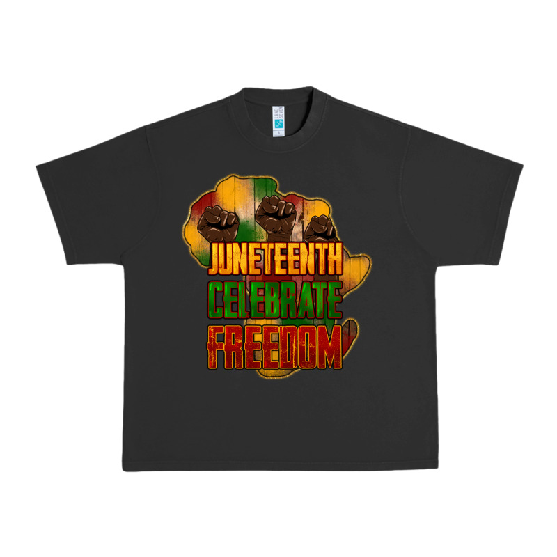 Juneteenth Celebrate Freedom Urban Heavy Tee by NancyCooperArtShop | Teevron