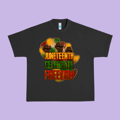 Juneteenth Celebrate Freedom Urban Heavy Tee Designed By Nancycooperartshop