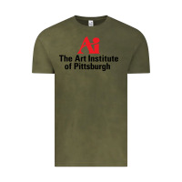 Vintage Olive Art Institute of Pittsburgh Vintage Tee - linhVisuals