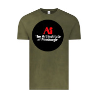 Vintage Olive Art Institute of Pittsburgh Vintage Tee - linhVisuals