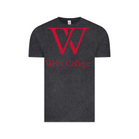 Vintage Black wells college Vintage Tee - linhVisuals