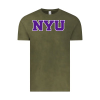 Vintage Olive new york university nyu Vintage Tee - linhVisuals