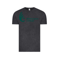 Vintage Black wilmington college Vintage Tee - linhVisuals