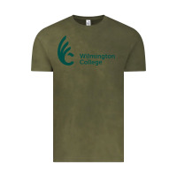 Vintage Olive wilmington college Vintage Tee - linhVisuals