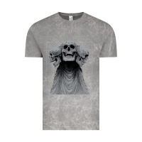 Cloud Rock hunt showdown anniversary three of skulls black t shirt Vintage Tee - linhVisuals