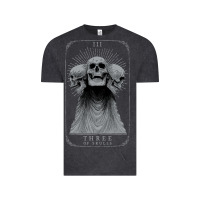 Vintage Black hunt showdown anniversary three of skulls black t shirt Vintage Tee - linhVisuals