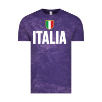 Cloud Purple italia soccer jersey Vintage Tee - linhVisuals