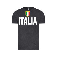 Vintage Black italia soccer jersey Vintage Tee - linhVisuals