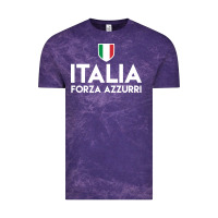 Cloud Purple italia soccer jersey Vintage Tee - linhVisuals