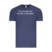 Vintage Denim i'm an adult, but not like Vintage Tee - linhVisuals