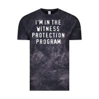 Cloud Black i'm in the witness protection program Vintage Tee - linhVisuals
