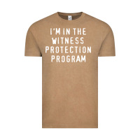 Vintage Coffee i'm in the witness protection program Vintage Tee - linhVisuals