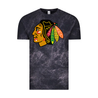 Cloud Black the  blackhawks Vintage Tee - linhVisuals