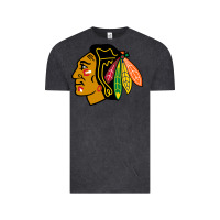 Vintage Black the  blackhawks Vintage Tee - linhVisuals