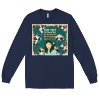 Navy this year i'm throwing away my bucket list and i'm Long Sleeve Tee - TumblerDesignByShophia