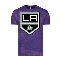 Cloud Purple the LA kings Vintage Tee - linhVisuals