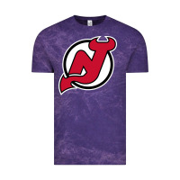 Cloud Purple the NJ devils Vintage Tee - linhVisuals