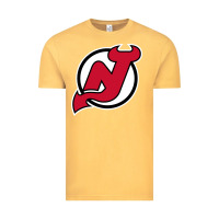 Vintage Mustard the NJ devils Vintage Tee - linhVisuals