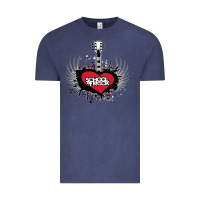 Vintage Denim the school of rock new vector Vintage Tee - linhVisuals