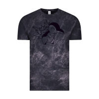 Cloud Black cyndaquil Vintage Tee - linhVisuals