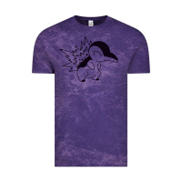 Cloud Purple cyndaquil Vintage Tee - linhVisuals
