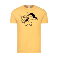 Vintage Mustard cyndaquil Vintage Tee - linhVisuals