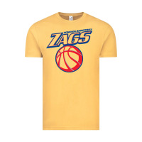 Vintage Mustard gonzaga basketball Vintage Tee - linhVisuals