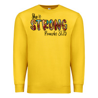 Lemon she is strong provebs Premium Sweatshirt - CowhideDigitalArt