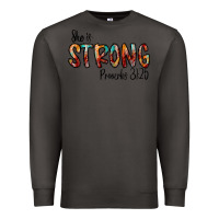 Smoke she is strong provebs Premium Sweatshirt - CowhideDigitalArt