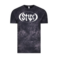 Cloud Black styx Vintage Tee - linhVisuals
