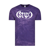 Cloud Purple styx Vintage Tee - linhVisuals