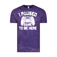 Cloud Purple i paused my game to be here Vintage Tee - linhVisuals