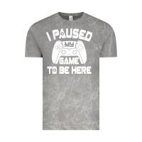 Cloud Rock i paused my game to be here Vintage Tee - linhVisuals